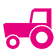 icon klasse traktor pink
